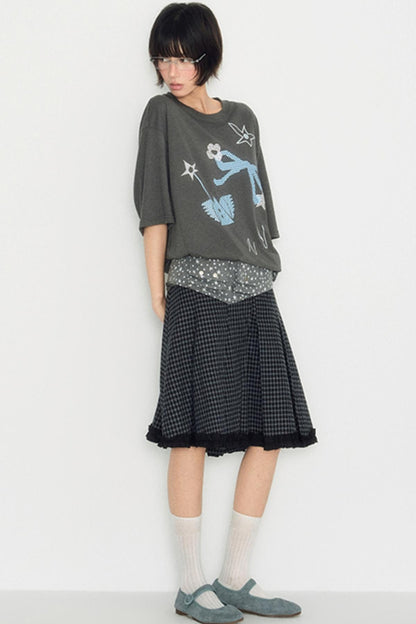 Diamond Crew Neck T-Shirt