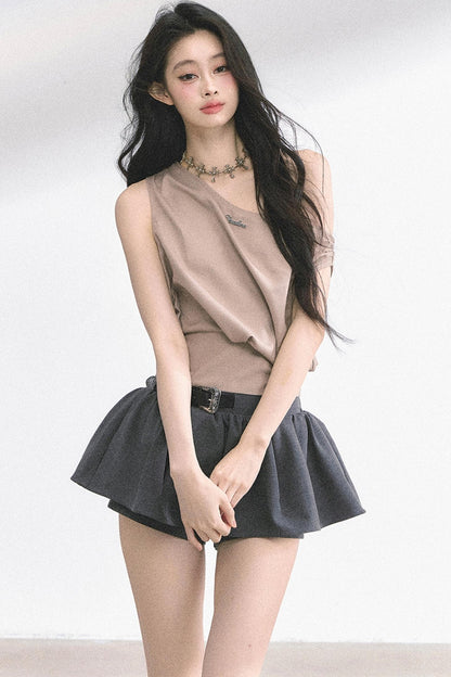 Manta Love Letter Shoulder Top