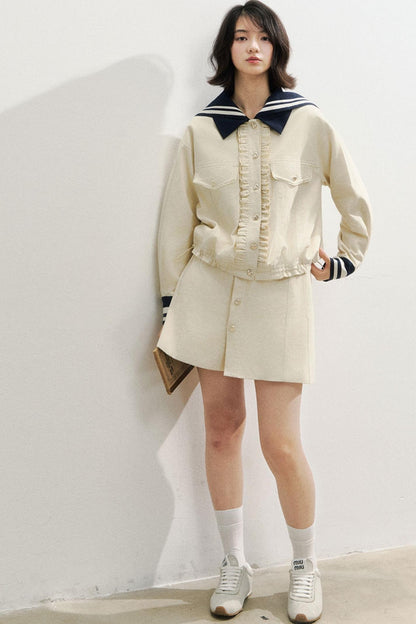 Navy Fashioned Jacket Set-Up