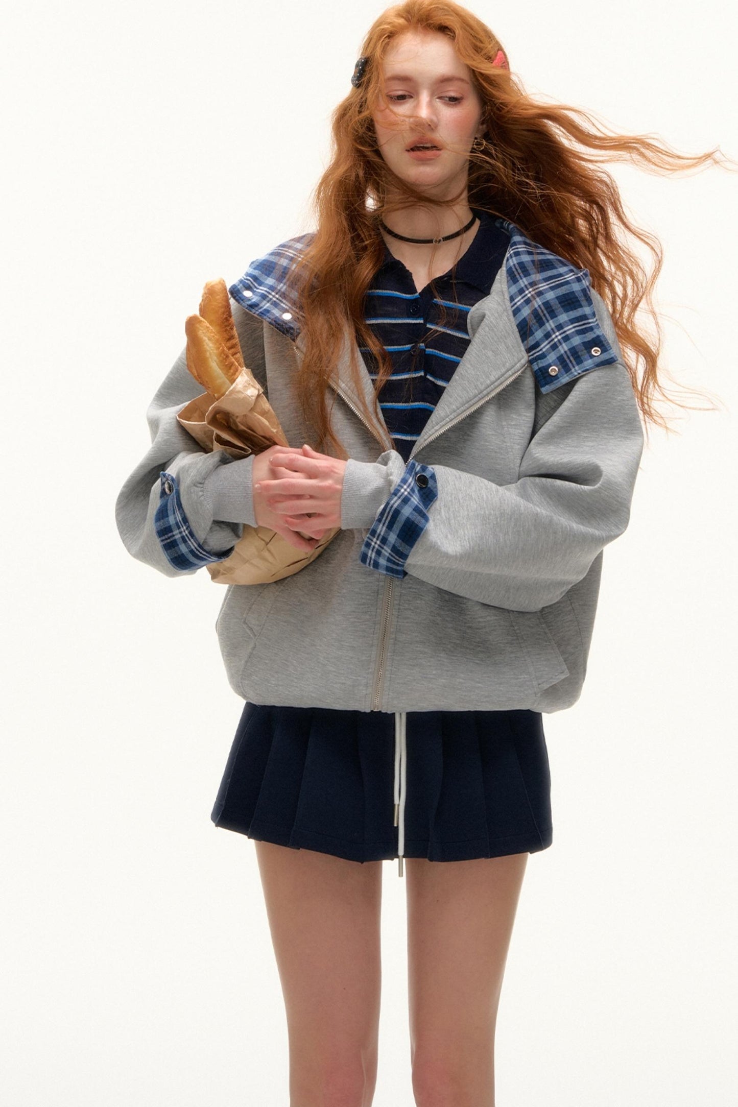 Inner Jean Contrast Jacket Set-Up