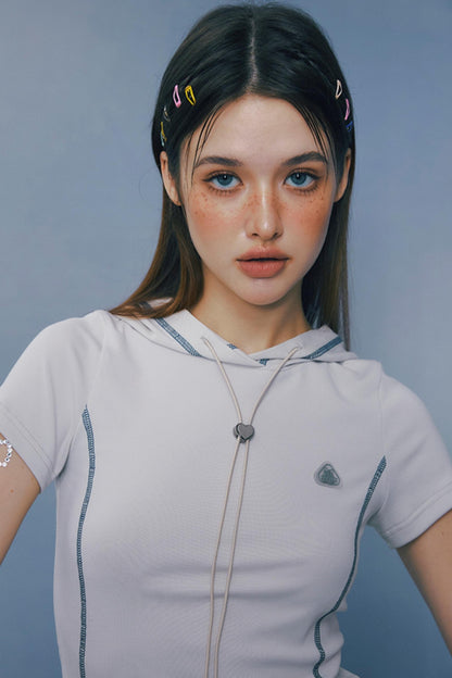 Cool Tech Hooded Short Sleeve T-Shirt