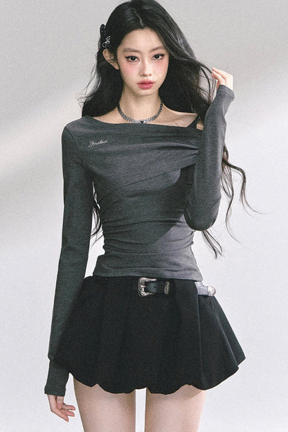 Autumn Lace Shoulder Top