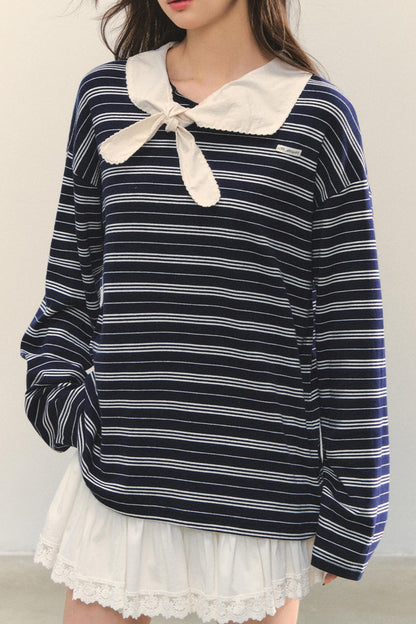 Striped Long Sleeve Top