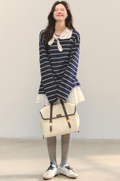 Striped Long Sleeve Top