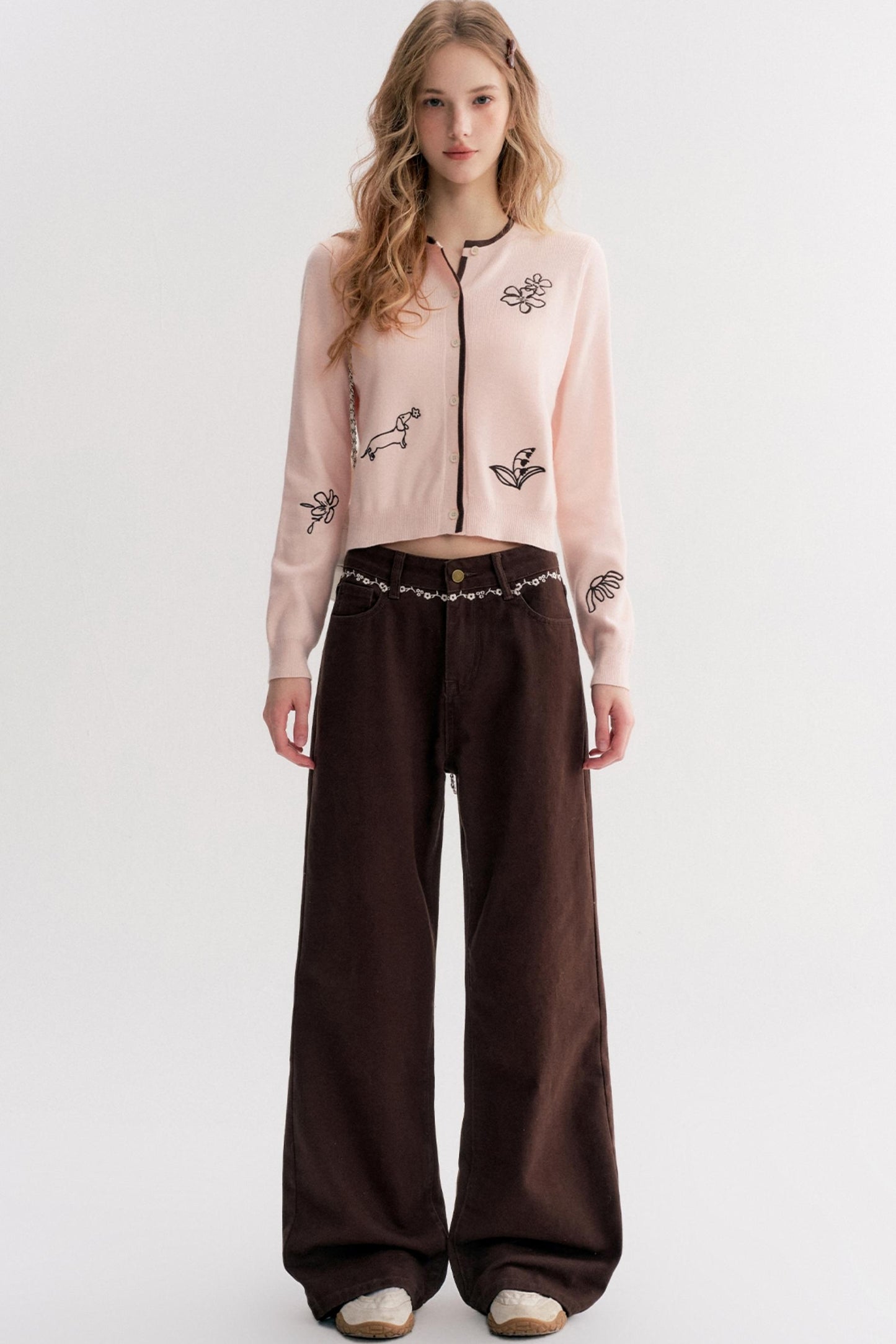 Dream Garden Embroidered Cardigan