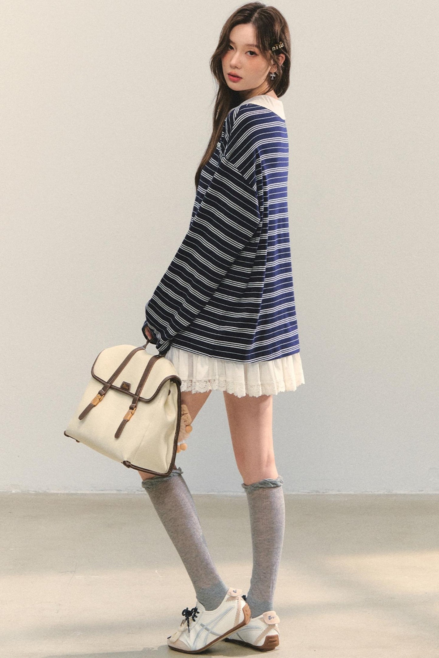 Striped Long Sleeve Top