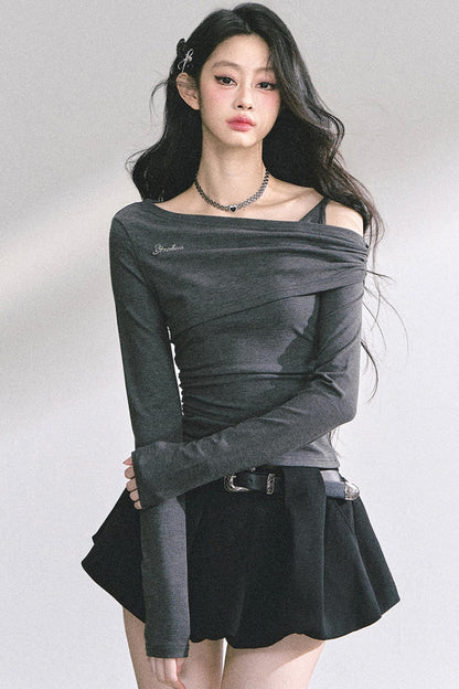 Autumn Lace Shoulder Top