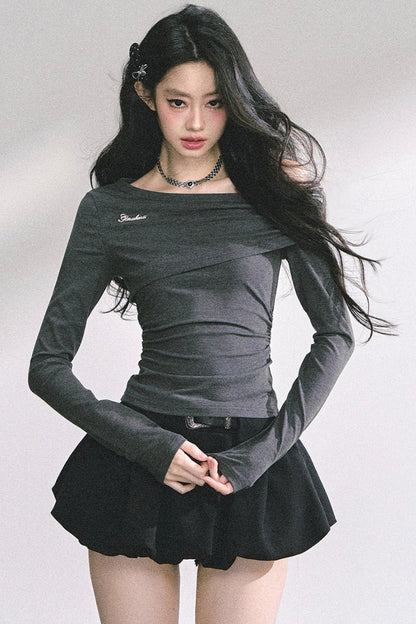 Autumn Lace Shoulder Top