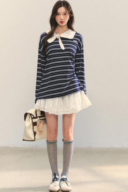 Striped Long Sleeve Top