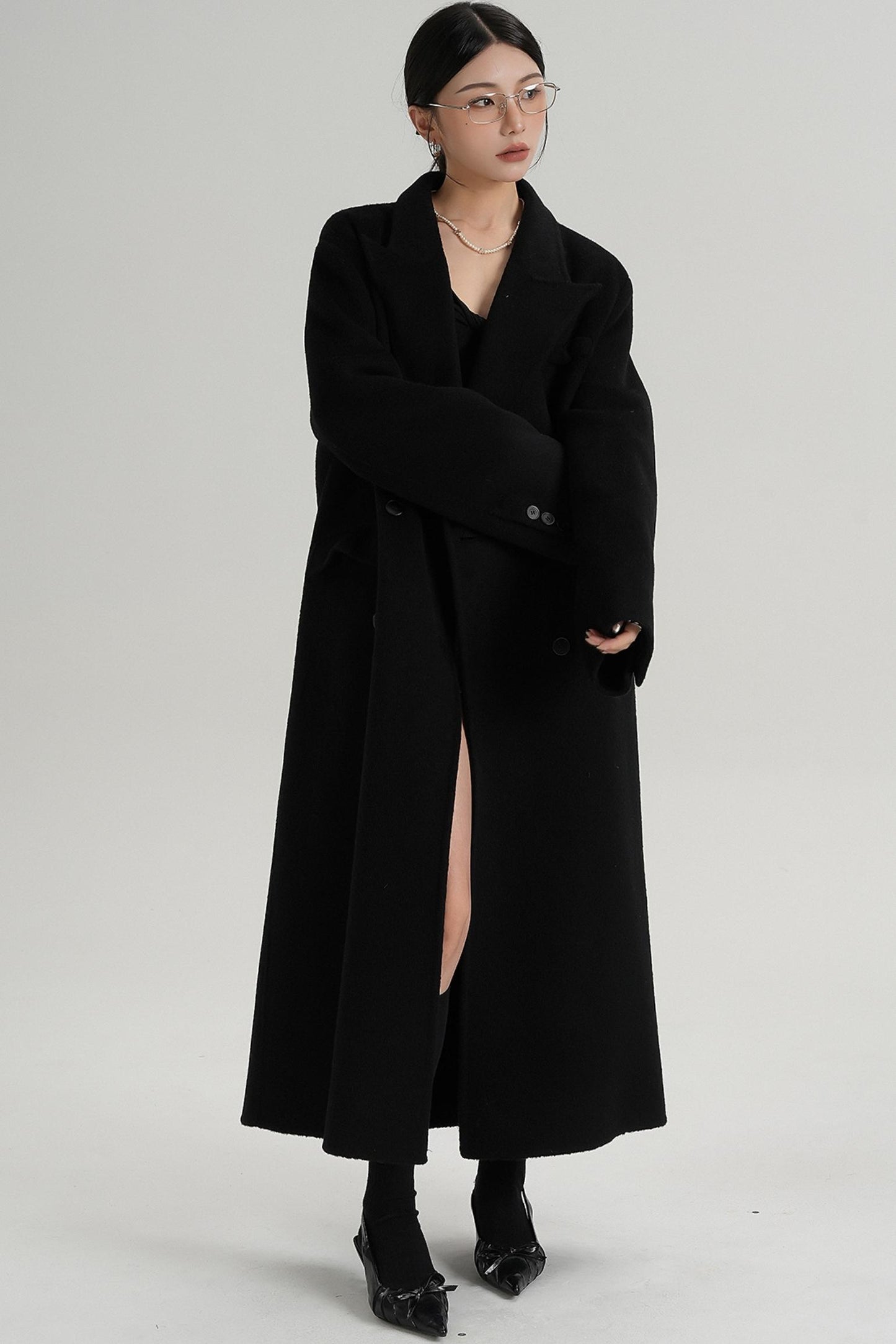 Straight Wool Coat
