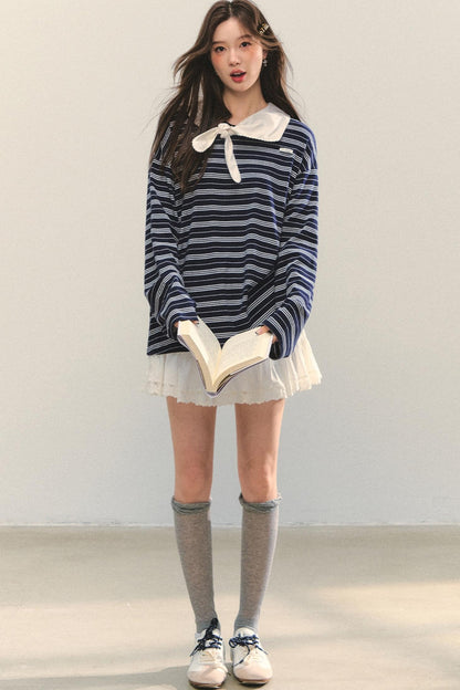 Striped Long Sleeve Top