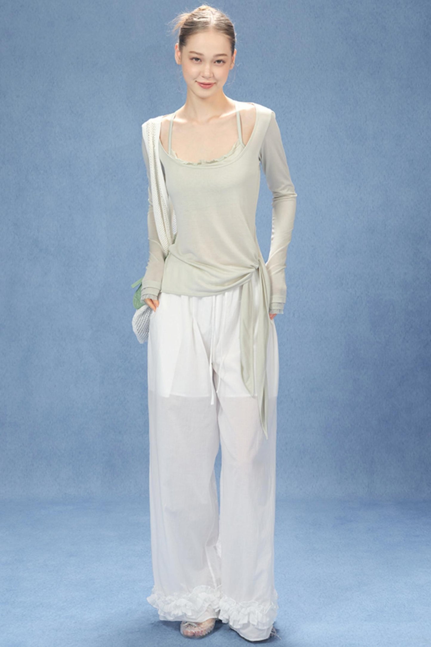 U-Neck Corset Top Set