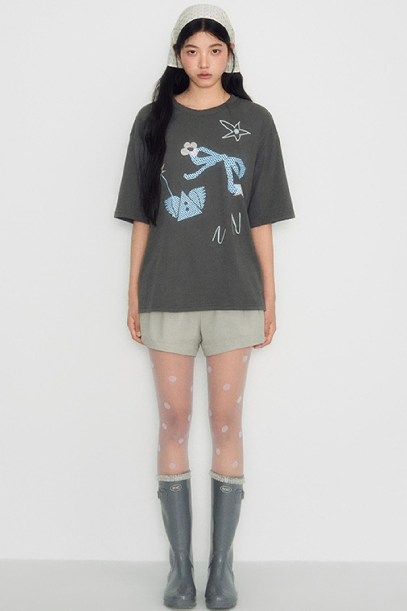 Diamond Crew Neck T-Shirt