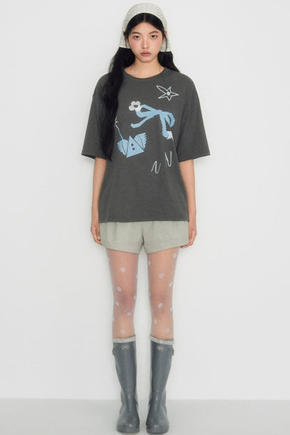 Diamond Crew Neck T-Shirt