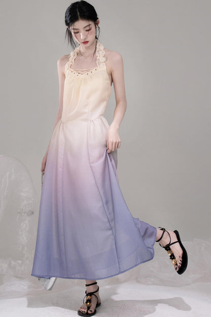 Romantic Purple A-Line Dress