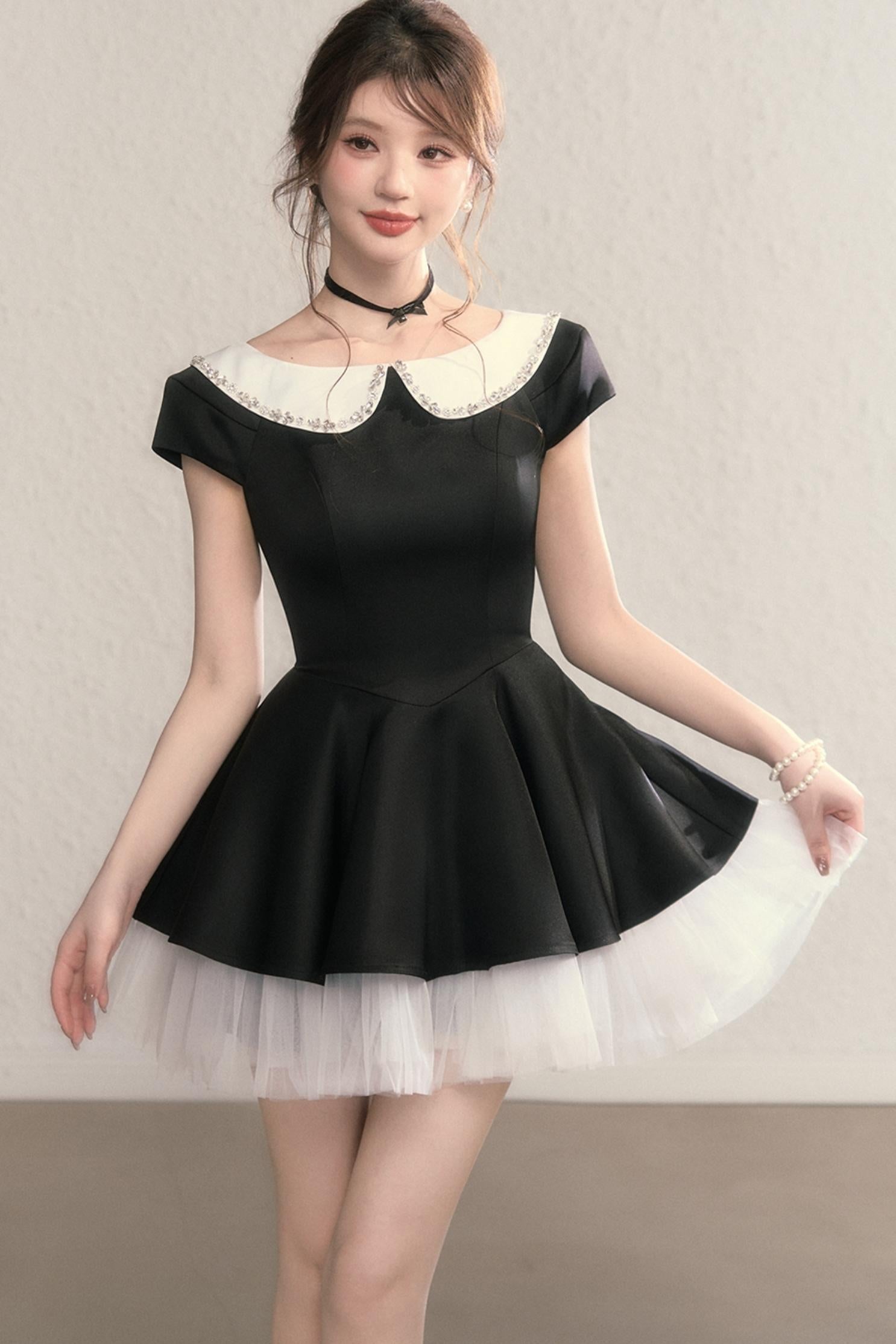 Blue Madeleine A-Line Princess Dress – UrbanSheek