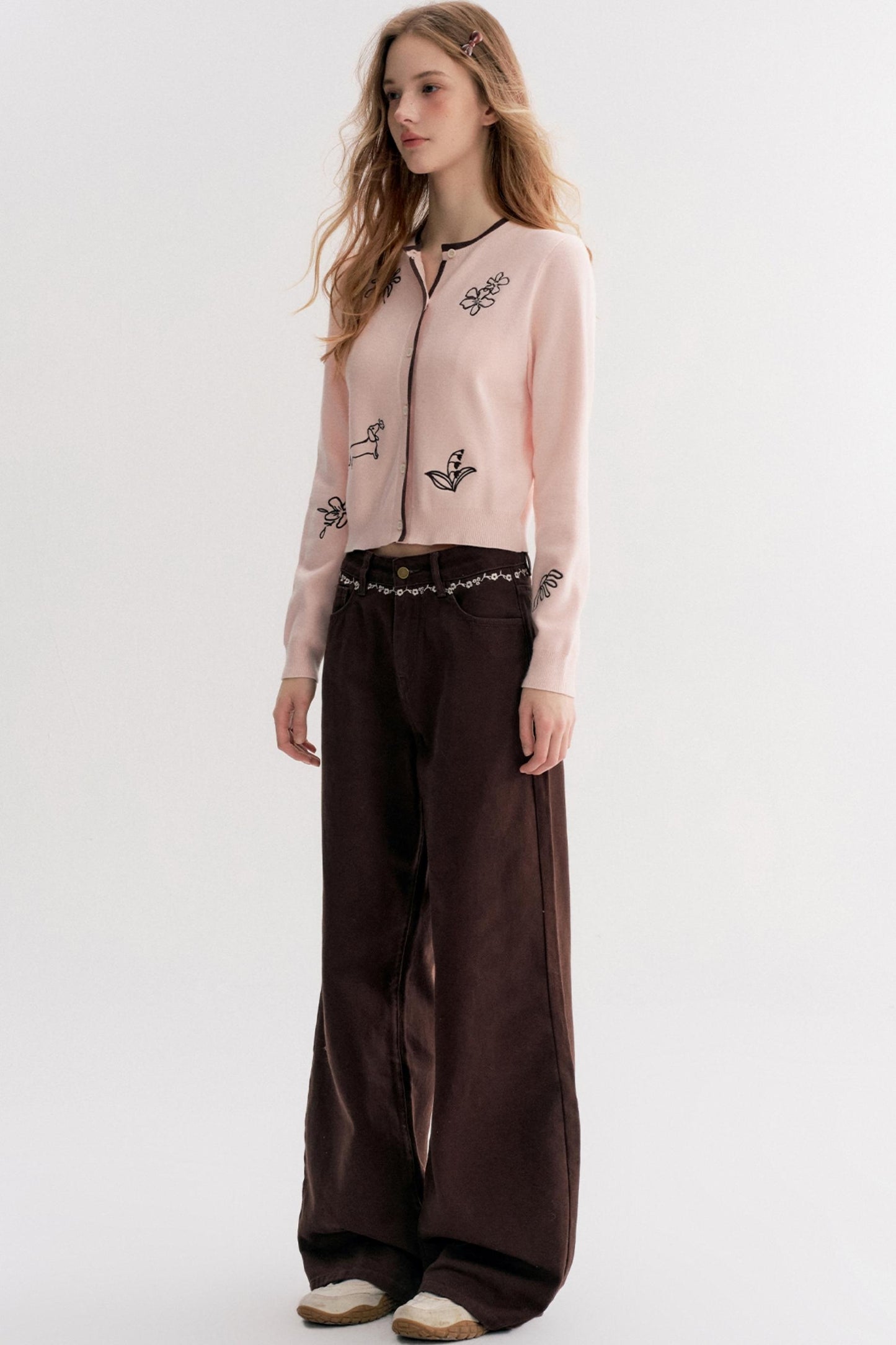 Dream Garden Embroidered Cardigan