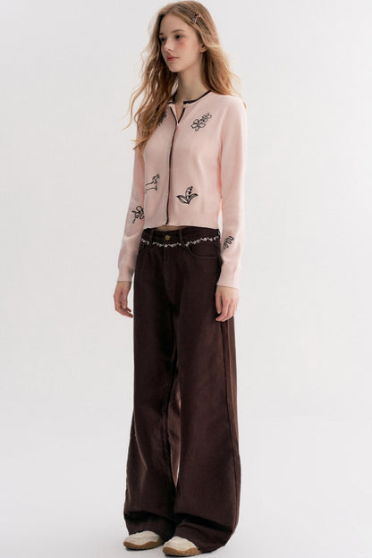 Dream Garden Embroidered Cardigan