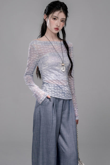 Star Sparkle Pleated Pants Set-Up