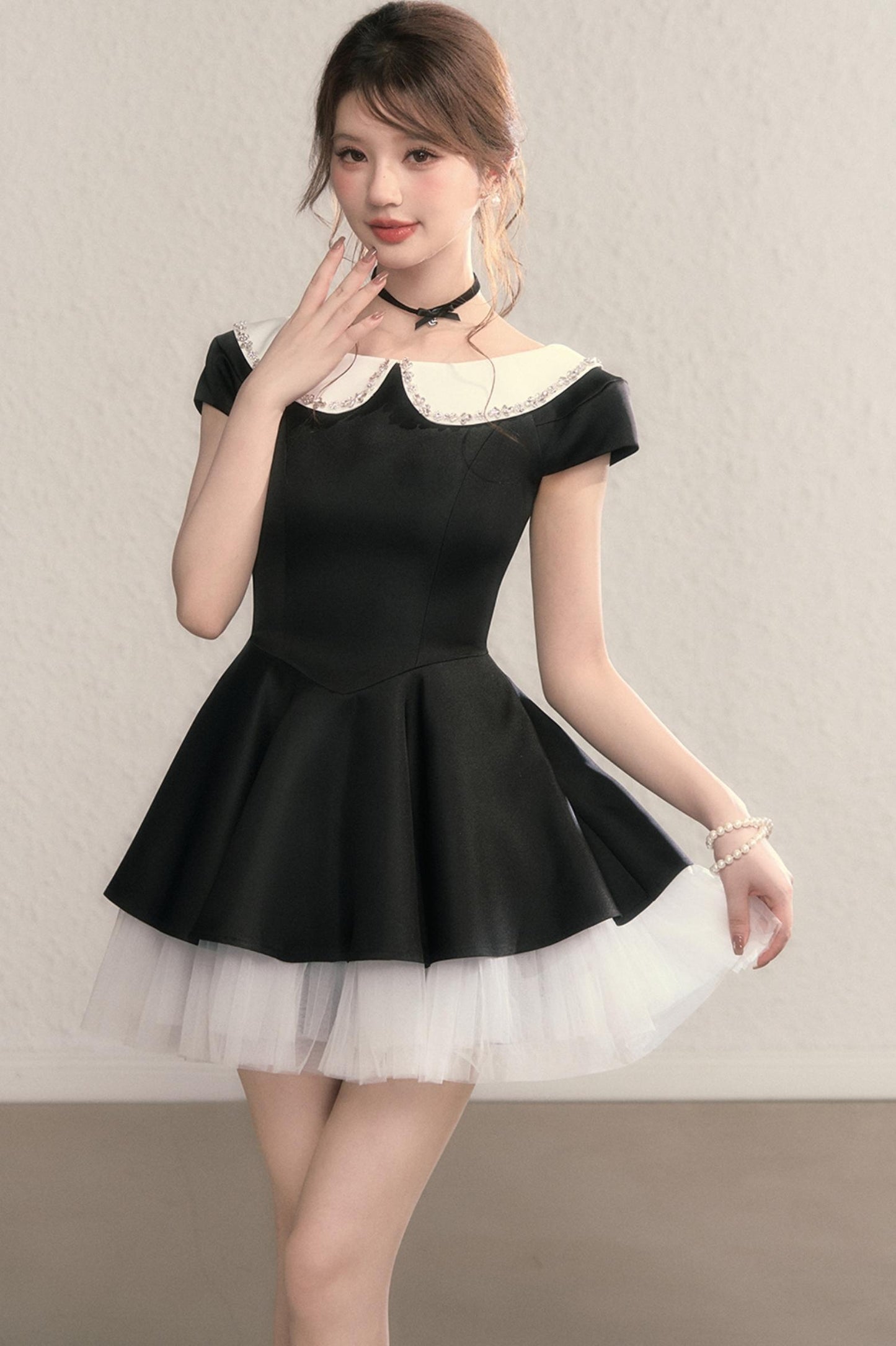 Blue Madeleine A-Line Princess Dress