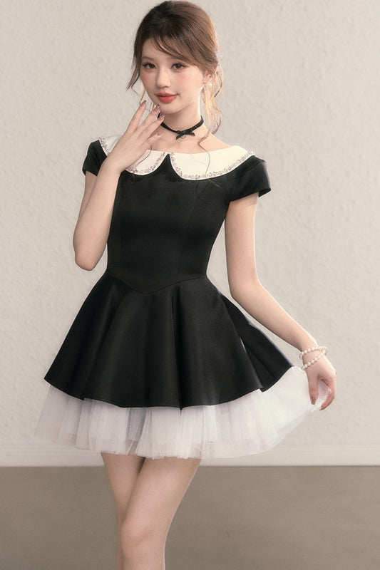 Blue Madeleine A-Line Princess Dress