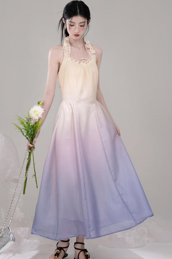 Romantic Purple A-Line Dress