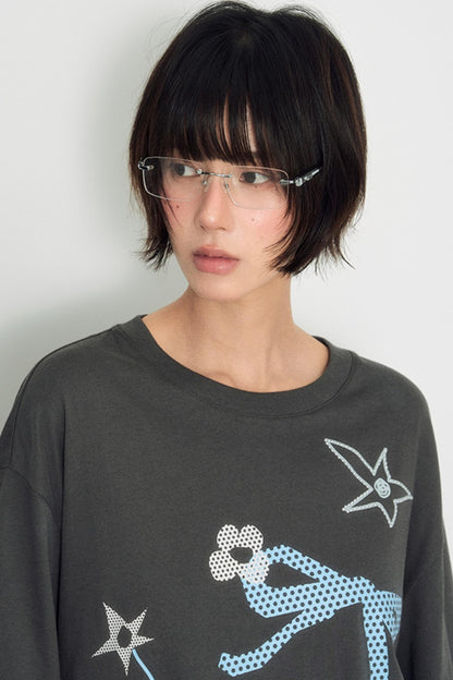 Diamond Crew Neck T-Shirt