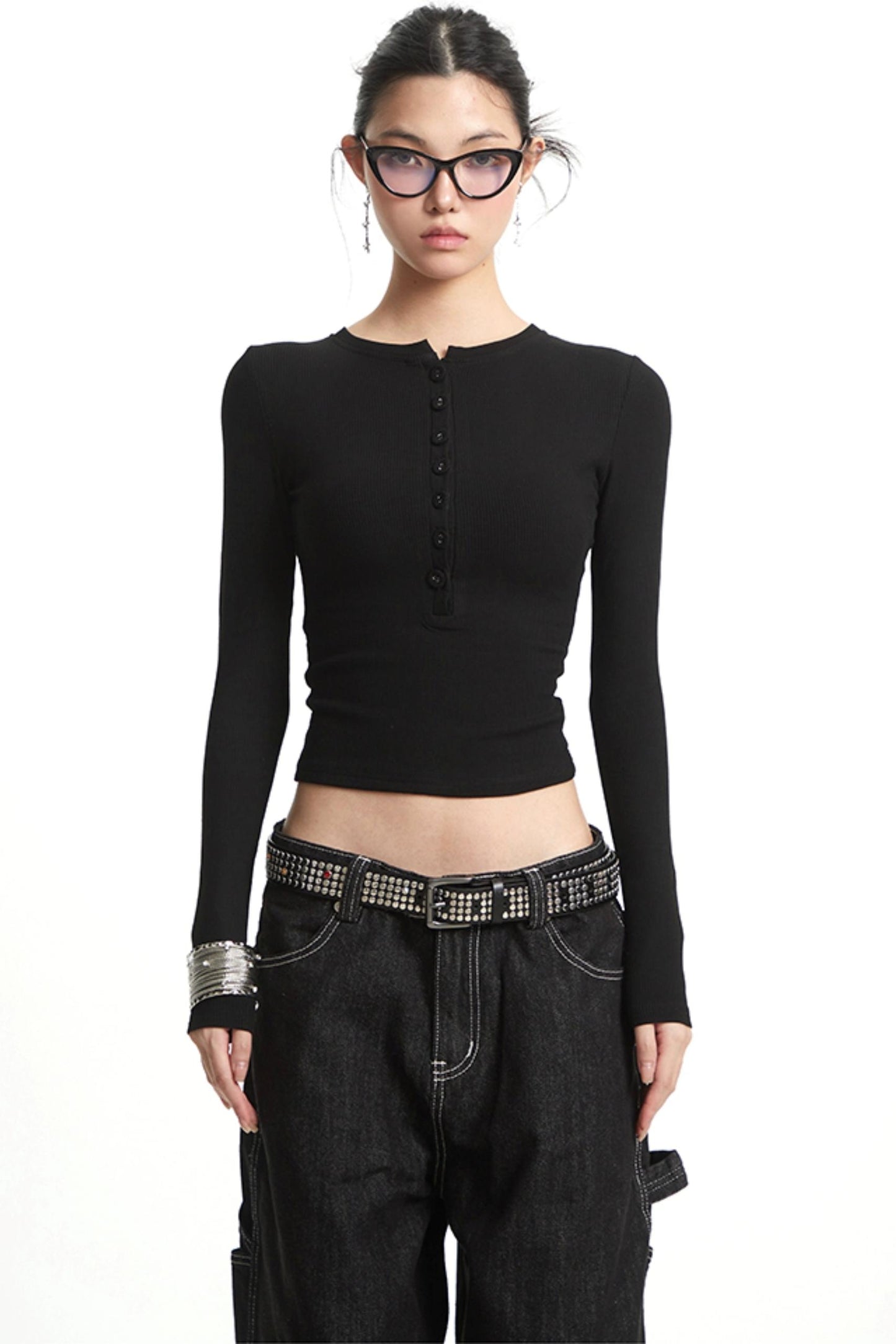 Solid Color Long Sleeve T-Shirt