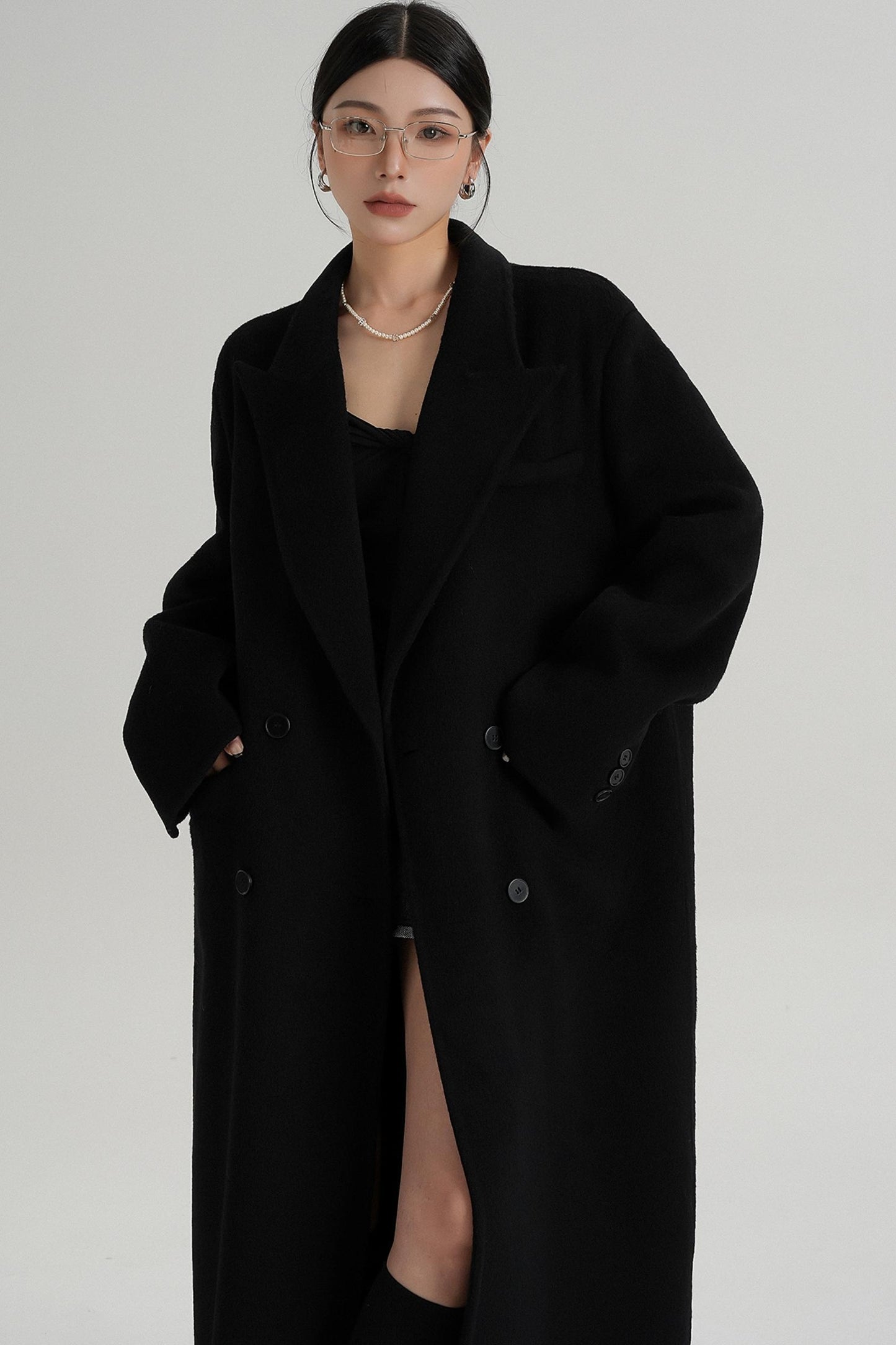 Straight Wool Coat
