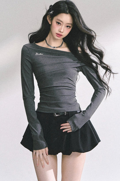 Autumn Lace Shoulder Top