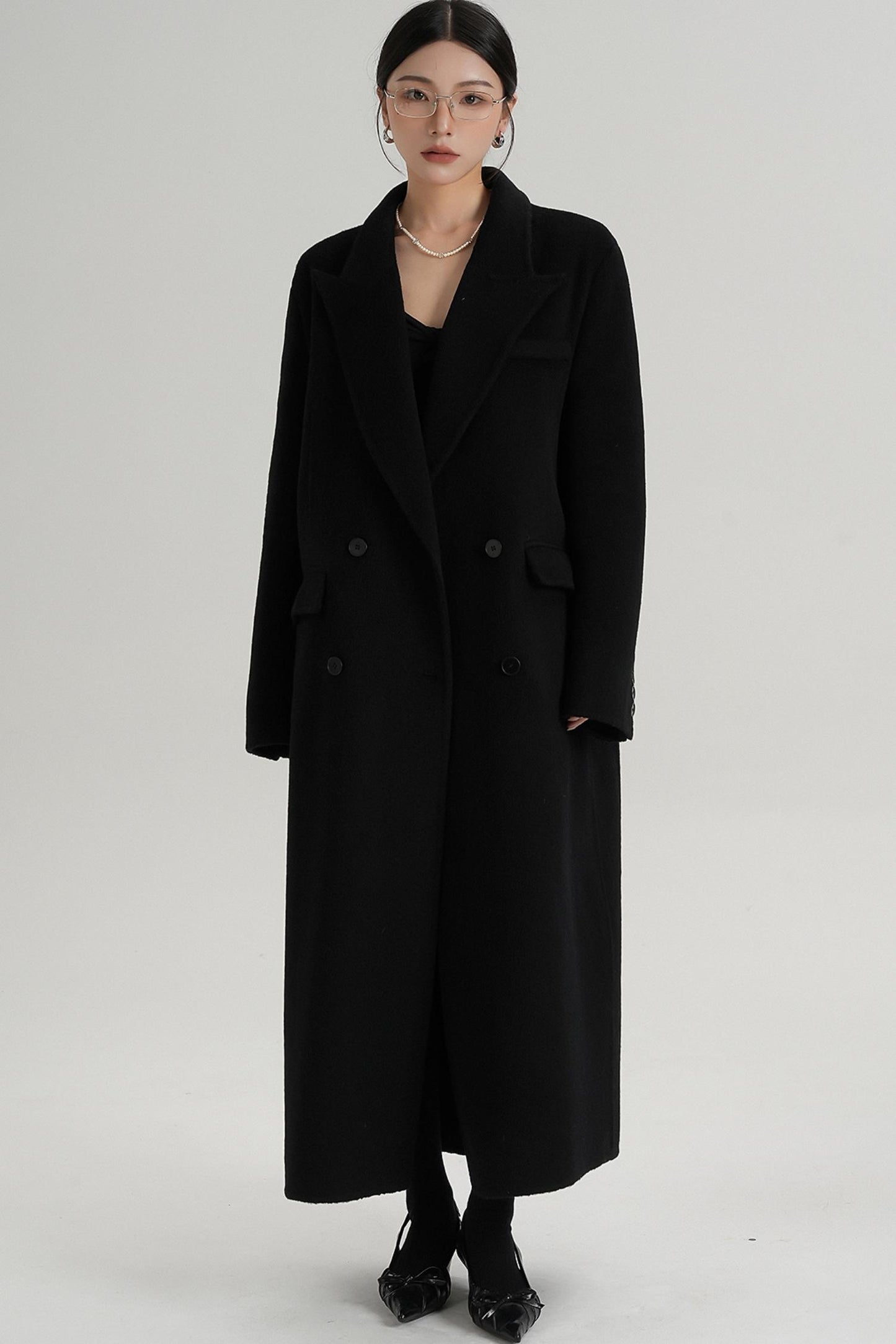Straight Wool Coat
