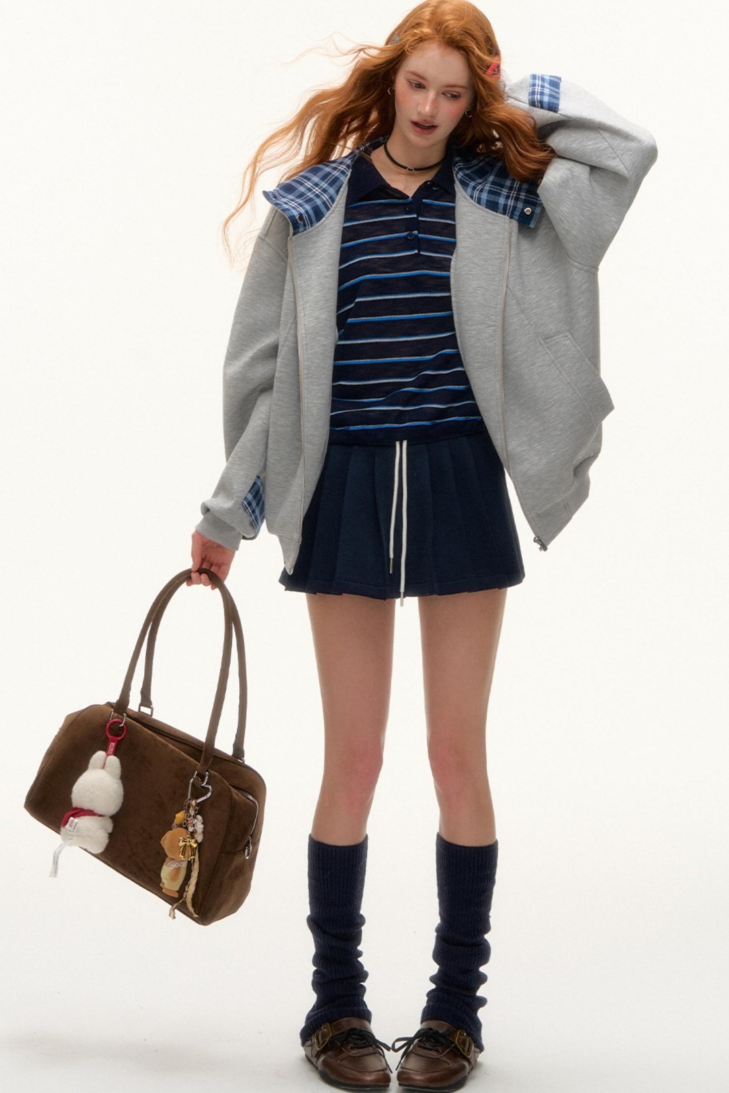 Inner Jean Contrast Jacket Set-Up