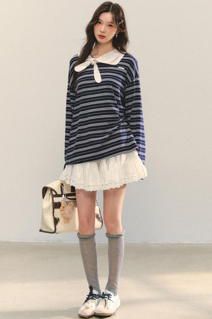 Striped Long Sleeve Top