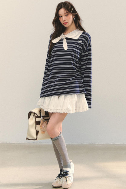 Striped Long Sleeve Top