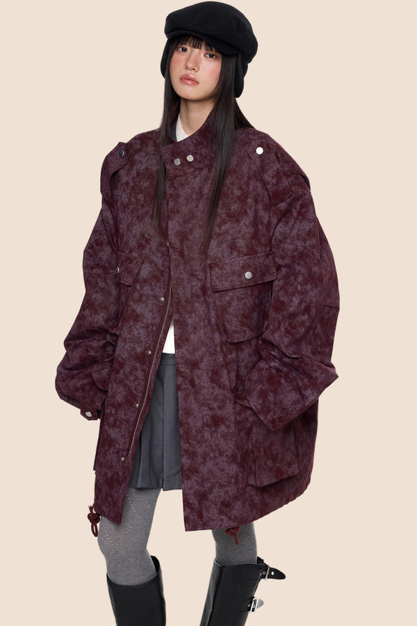 Stand Up Vintage Midi Jacket