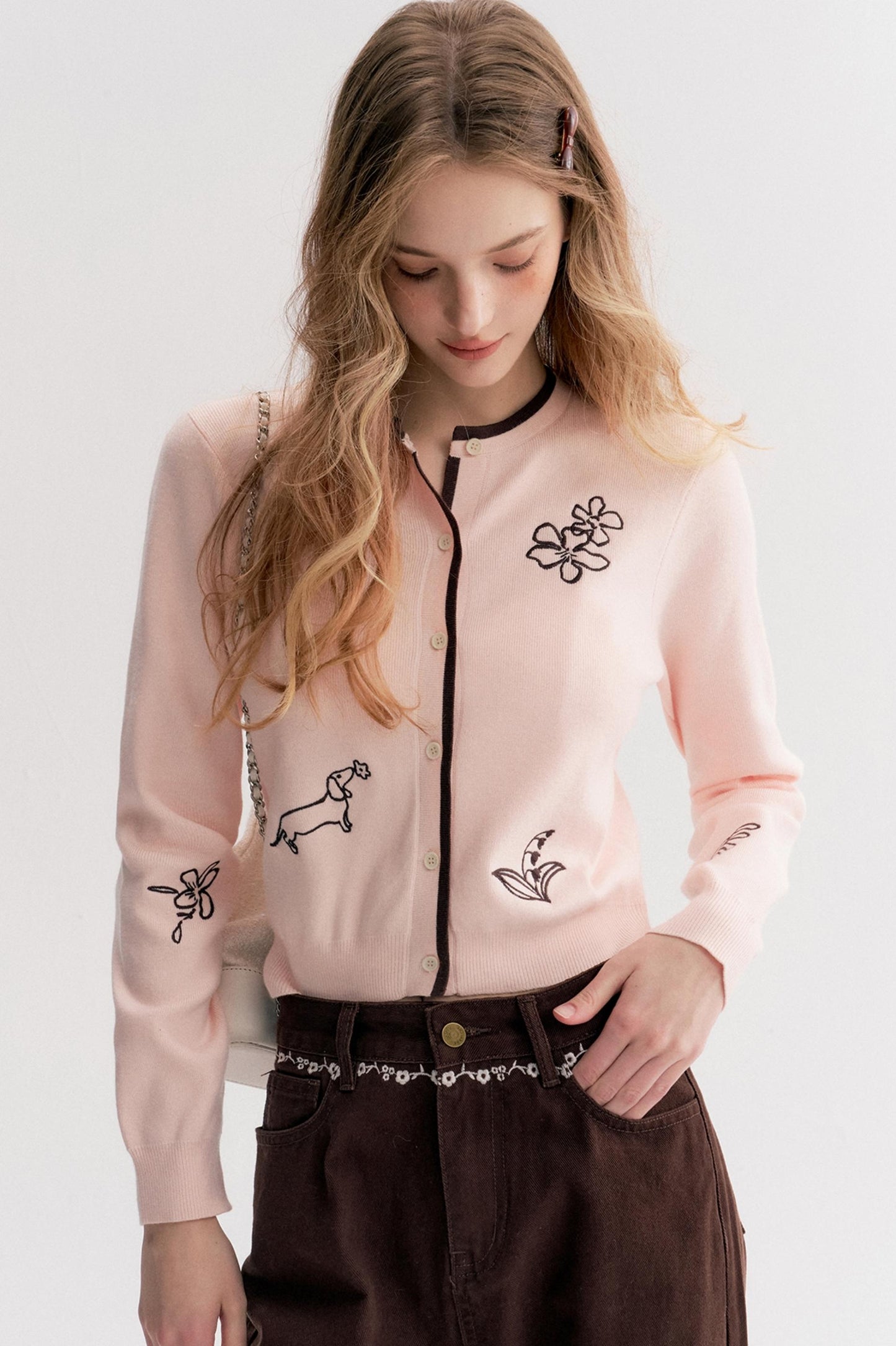 Dream Garden Embroidered Cardigan