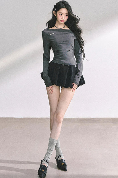 Autumn Lace Shoulder Top