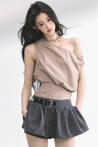 Manta Love Letter Shoulder Top