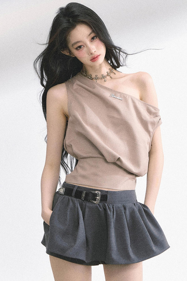 Manta Love Letter Shoulder Top