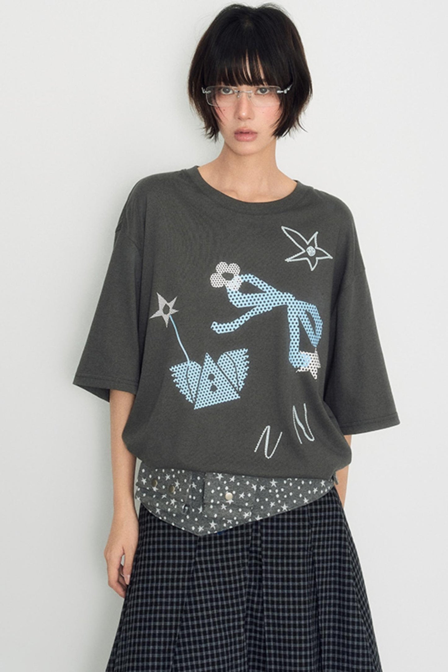 Diamond Crew Neck T-Shirt