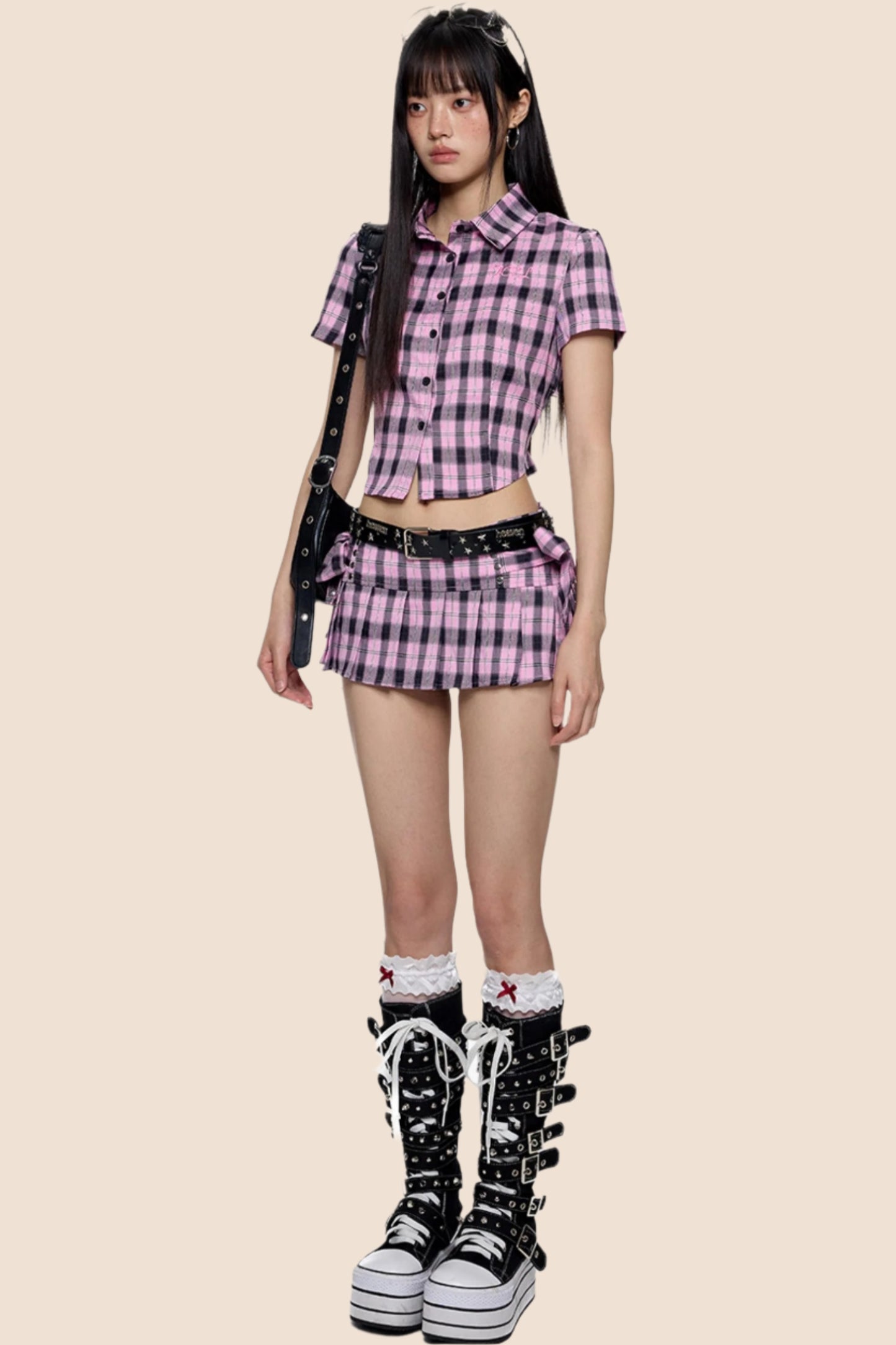 Summer Chic Plaid Set