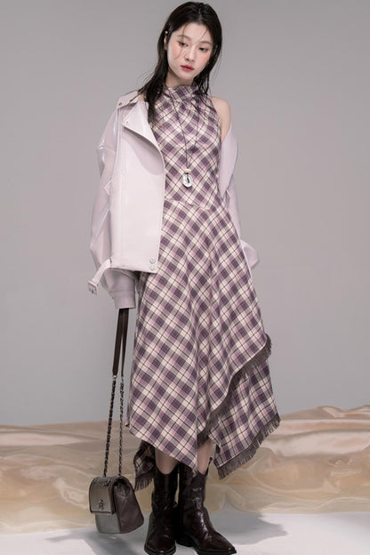 Rio Purple Leather Jacket