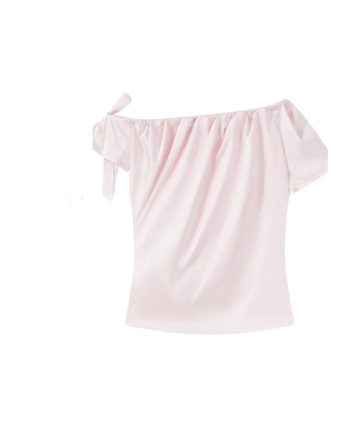 Summer Satin Chiffon Blouse