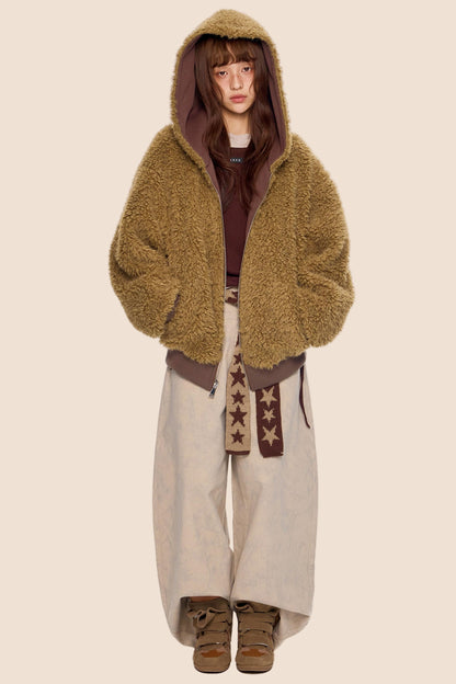 Reversible Faux Shearling Jacket