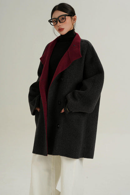 High-End Double-Sided Mid-Length Coat