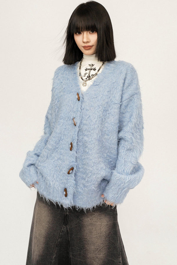 Korean Retro Knit Cardigan