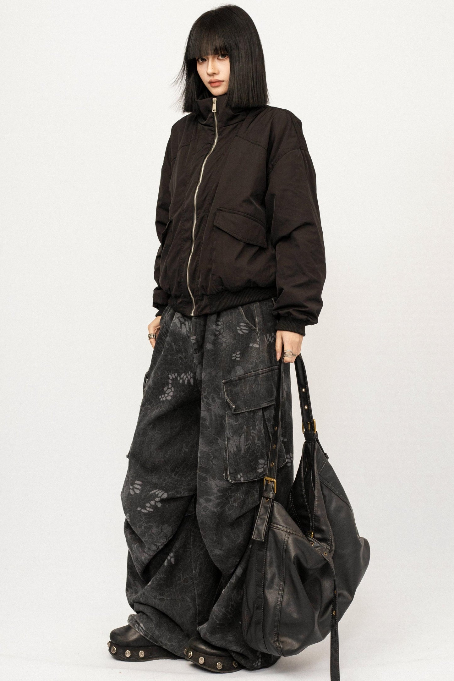 Retro Cotton Hooded Jacket