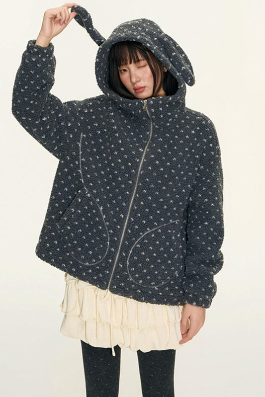Rabbit Polka Dot Lambswool Jacket