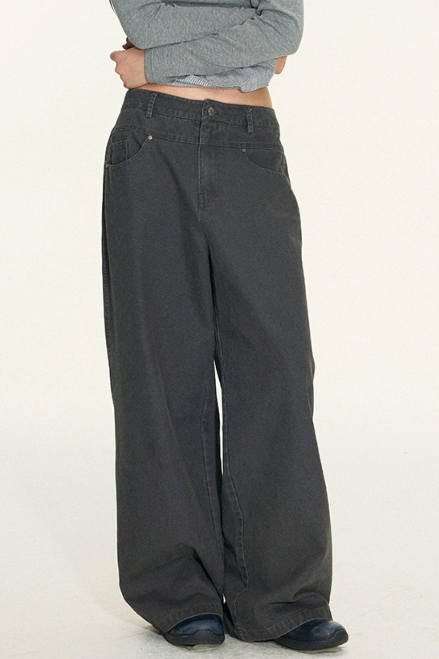 Graphite Retro Cargo Pants