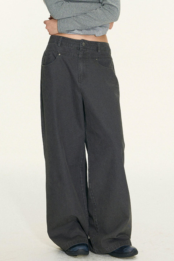 Graphite Retro Cargo Pants